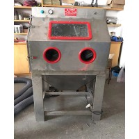 九江不銹鋼液體手動噴砂機 表面亮光處理不銹鋼大門裝飾件