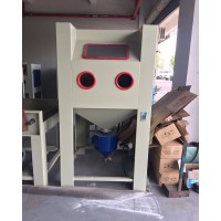 九江高壓手動噴砂機 鑄鐵接口氧化層清除效果 壓入式噴砂機
