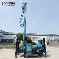 利亨供應300m履帶氣動鉆井機 柴油款工程水井鉆機