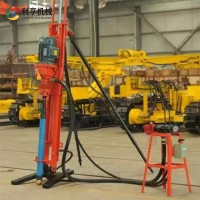 小型支架式氣電聯動潛孔鉆機 15m沖擊回轉式氣動鑿巖機